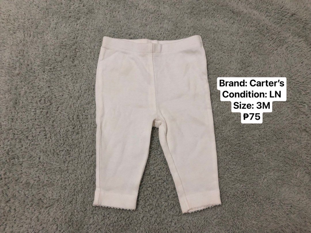 Carter's white leggings outlet
