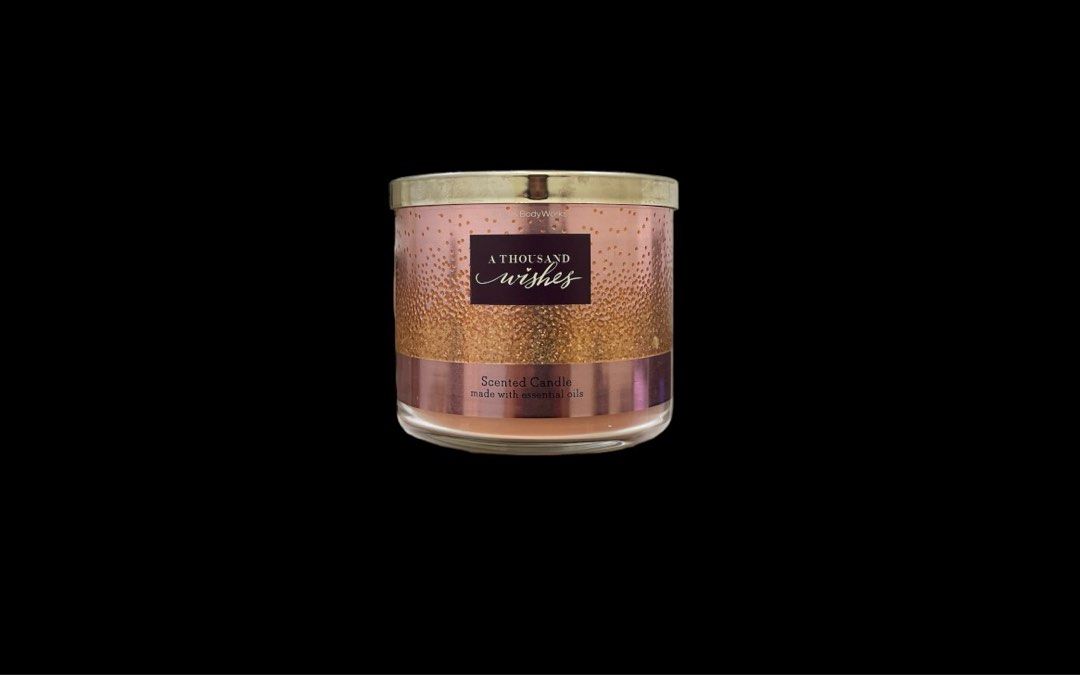CLEARANCE SALE Bath & Body Works A Thousand Wishes 3 Wick Candle