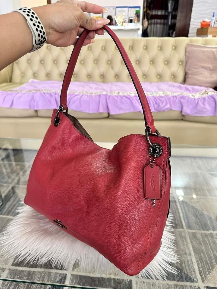 Coach clarkson hobo washed red on sale