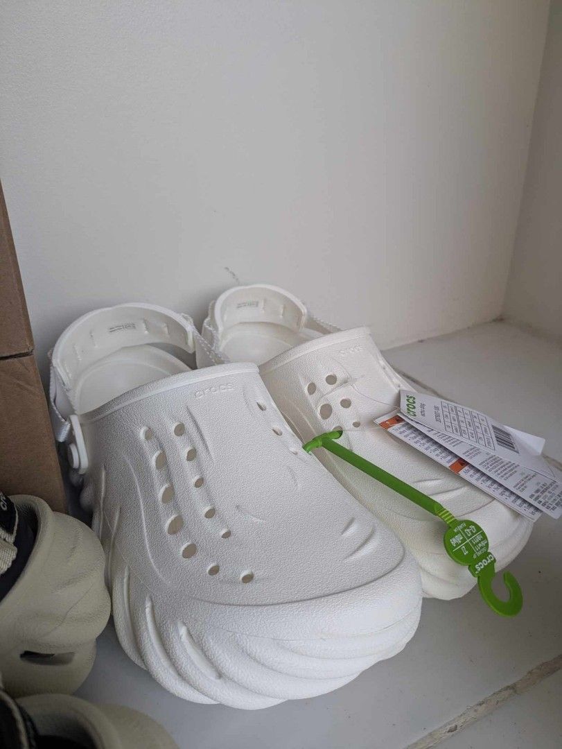Crocs Echo Clogs, Pollex Slides (Category: Slippers & Slides) located in Marikina City. Submitted by mendozarap (Listing ID 1327822698, Image 3). Description: For sale Crocs Echo Clog - Bone / Black m7/w9 - SOLD m8/w10 m9/w11 - SOLD Crocs ph release 3.2k Echo Clog - White Size m9/w11 Footlocker Korea release 3k Salehe Bembury x the Pollex Slide - Huckle m9/w11 m7/w9 Footlocker Korea release 5.5k Can meet at Marikina, QC, or Dasmarinas by schedule