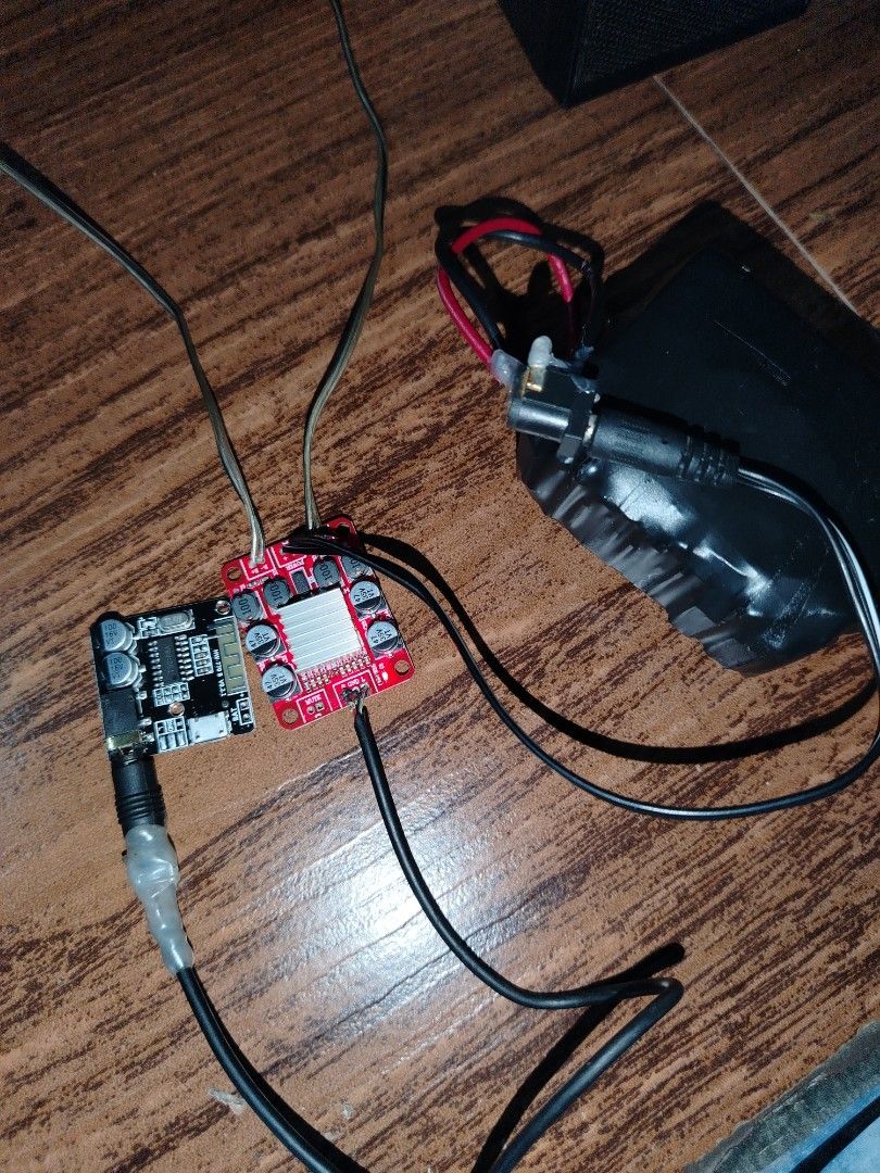 DIY Bluetooth Audio Speakers (Category: Soundbars, Speakers & Amplifiers) located in Valenzuela. Submitted by henbaluyan (Listing ID 1327762892, Image 3). Description: For Sale: DIY Bluetooth Speakers (Gawan nyo nalang ng Speaker Box) 1Pc. Bluetooth Audio Reciever 1Pc. 25Watts 12V Stereo Mini Amplifier 1Pc. 12V 3S 40A BMS Rechargeable Power Supply 3Pcs. Samsung Front/Center Speskers 30Watts Esch Free: Ohmmeter Php1,000 nalang lahat Valenzuela Cit