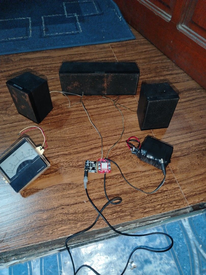 DIY Bluetooth Audio Speakers (Category: Soundbars, Speakers & Amplifiers) located in Valenzuela. Submitted by henbaluyan (Listing ID 1327762892, Image 2). Description: For Sale: DIY Bluetooth Speakers (Gawan nyo nalang ng Speaker Box) 1Pc. Bluetooth Audio Reciever 1Pc. 25Watts 12V Stereo Mini Amplifier 1Pc. 12V 3S 40A BMS Rechargeable Power Supply 3Pcs. Samsung Front/Center Speskers 30Watts Esch Free: Ohmmeter Php1,000 nalang lahat Valenzuela Cit