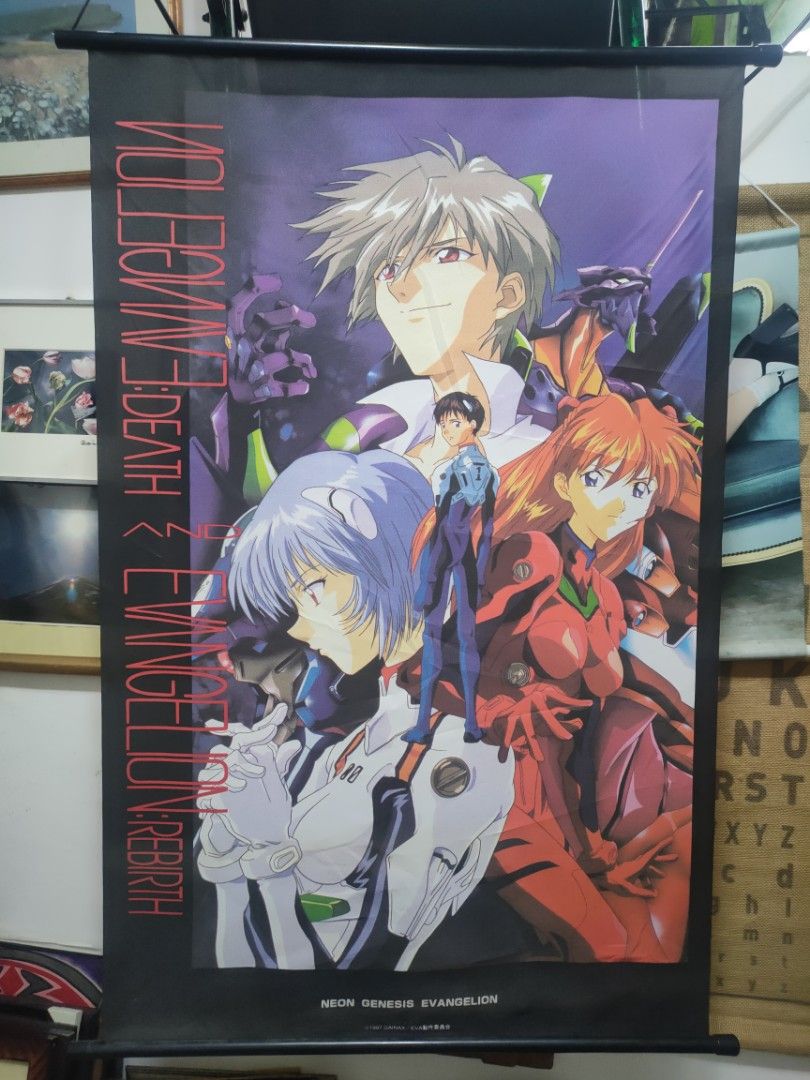 Evangelion Vintage Tapestry Hobbies Toys Memorabilia Collectibles Fan Merchandise on Carousell