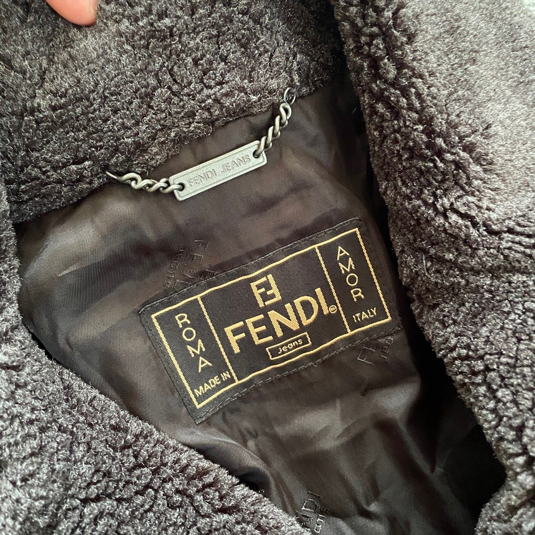 Fendi sherpa jacket online