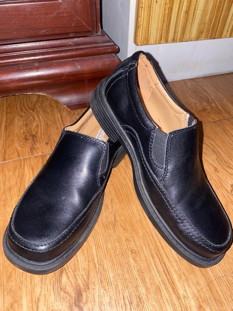 Florsheim Comfortech Boys Moc Toe Slip On 8 inches brand new boy s black shoes school shoes Men s Fashion Footwear Dress Shoes on Carousell