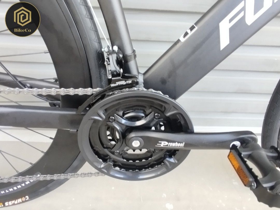 FOREVER GT Matte Black Road Bike Disc Brake 30 Speed Race Bicycle Sports Equipment Bicycles Parts Bicycles on Carousell