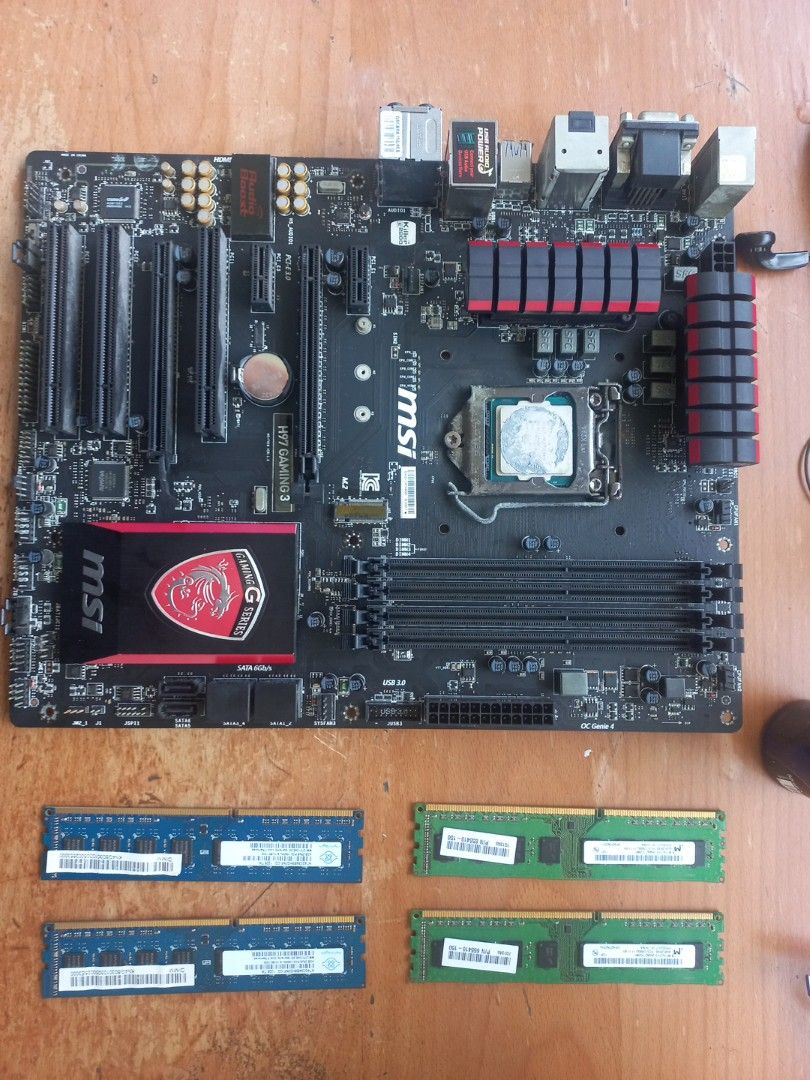 Gaming motherboard with Cpu combo, Computers Tech, Parts