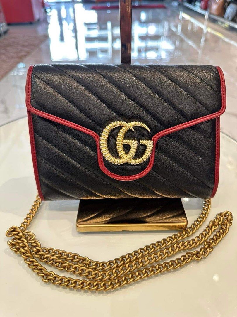 Gucci marmont chain shoulder bag store