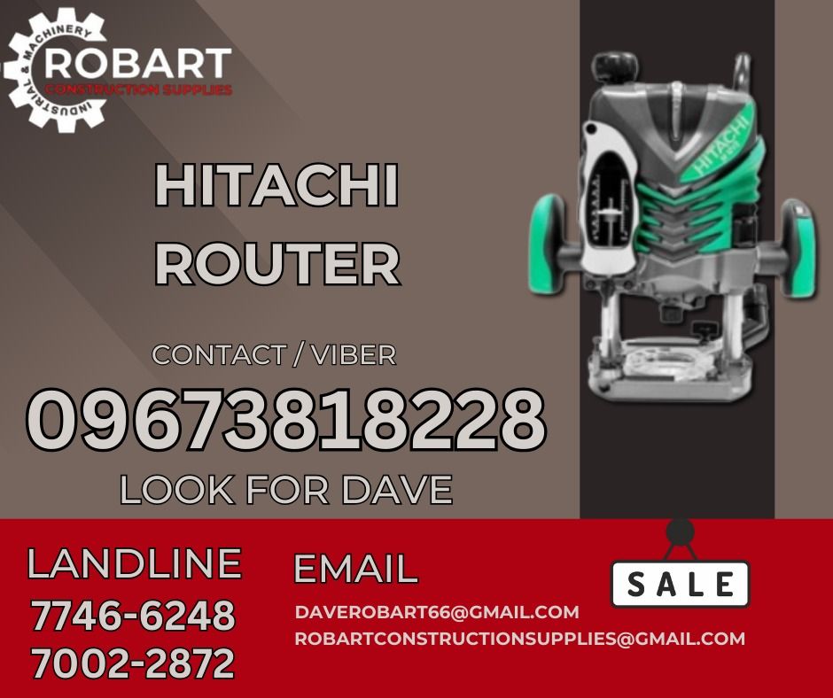 HITACHI ROUTER, Commercial & Industrial, Industrial Equipment on Carousell