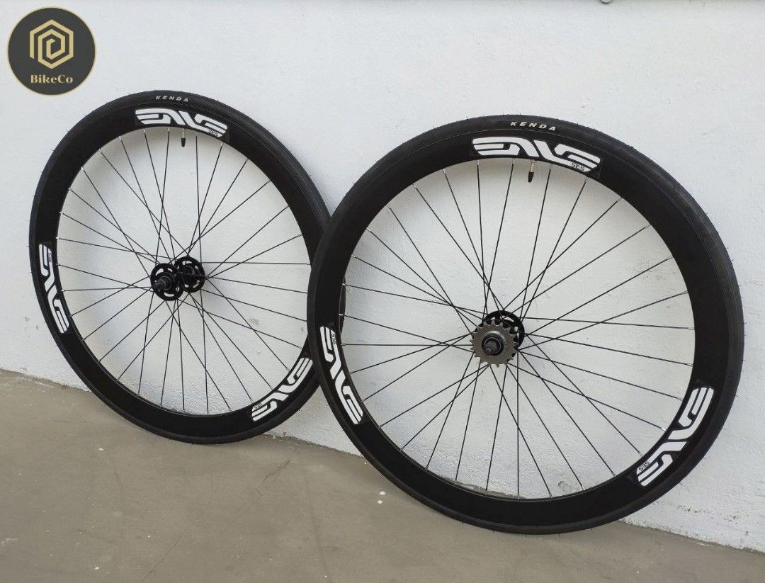 LEGEND 40MM Fixie Wheelset Lightweight Fixed Gear Track Bicycle Bike Wheels Gear Cog
