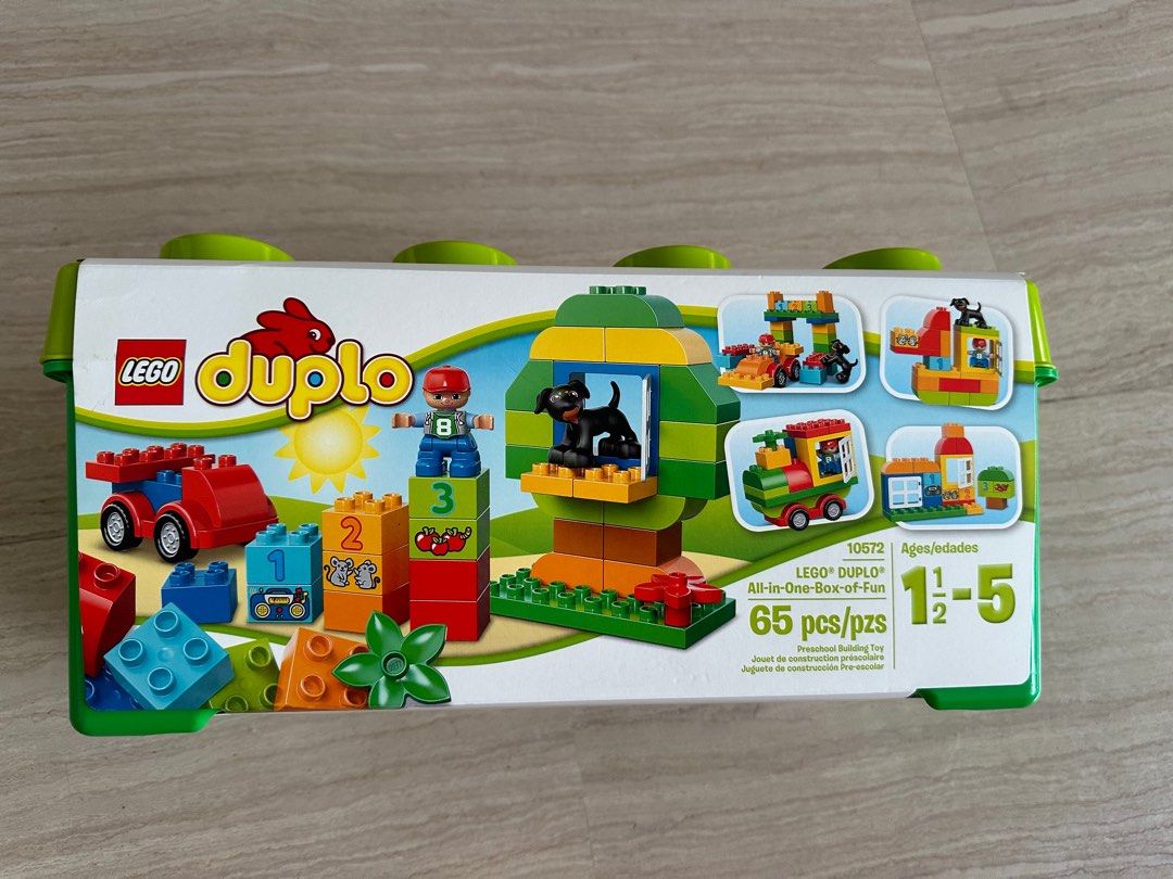 LEGO DUPLO Classic Brick Box 10572 First LEGO Set with Storage Box Great Educational Toy for Toddlers 18 Months and up 65 Pieces Hobbies Toys Toys Games on Carousell