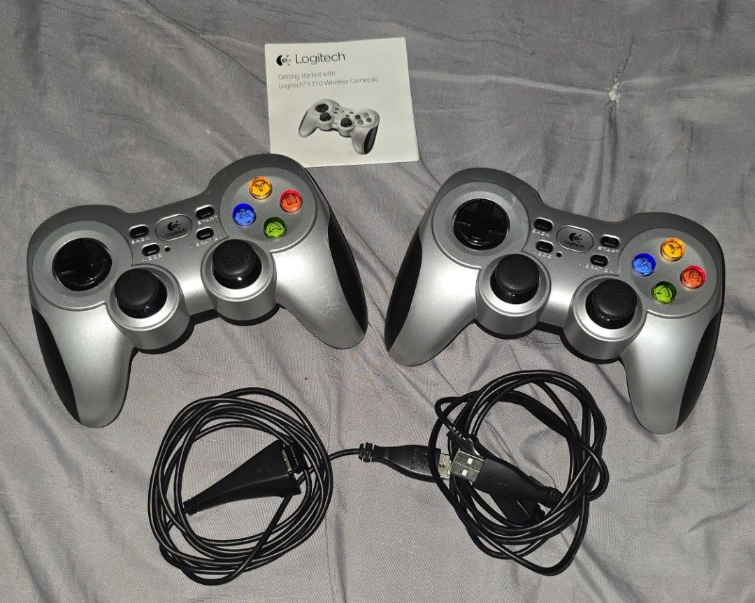 LOGITECH F710 controller (Category: Controllers) located in Davao. Submitted by bap3lov3r (Listing ID 1327730653, Image 1). Description: For sale LOGITECH F710 CONTROLLER both working in good condition and usable 4k only nego dm me Thanks dm for more info.