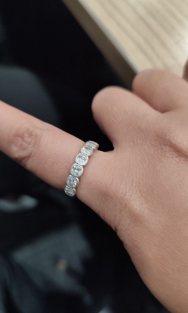 Alluring cushion ring pandora store
