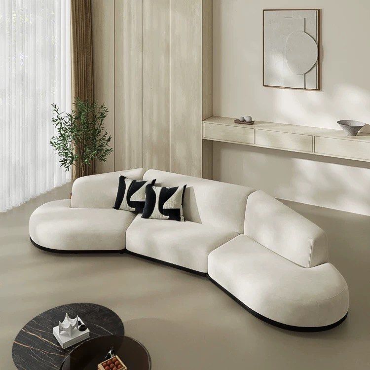 LUCA Sectional Curve Sofa, Furniture & Home Living, Furniture, Sofas on ...