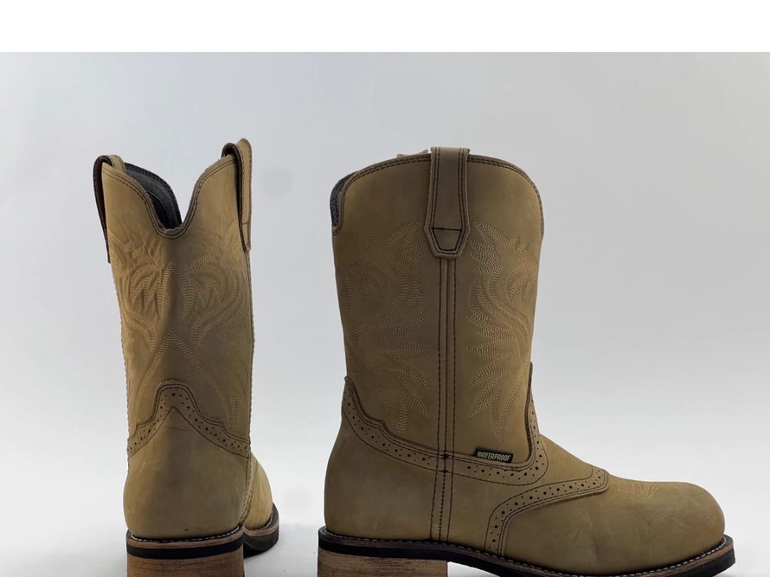 Masterson boot Co. Western Work Boot Steel Toe cowboy waterproof EU42 MEDIUM Men s Fashion Footwear Boots on Carousell