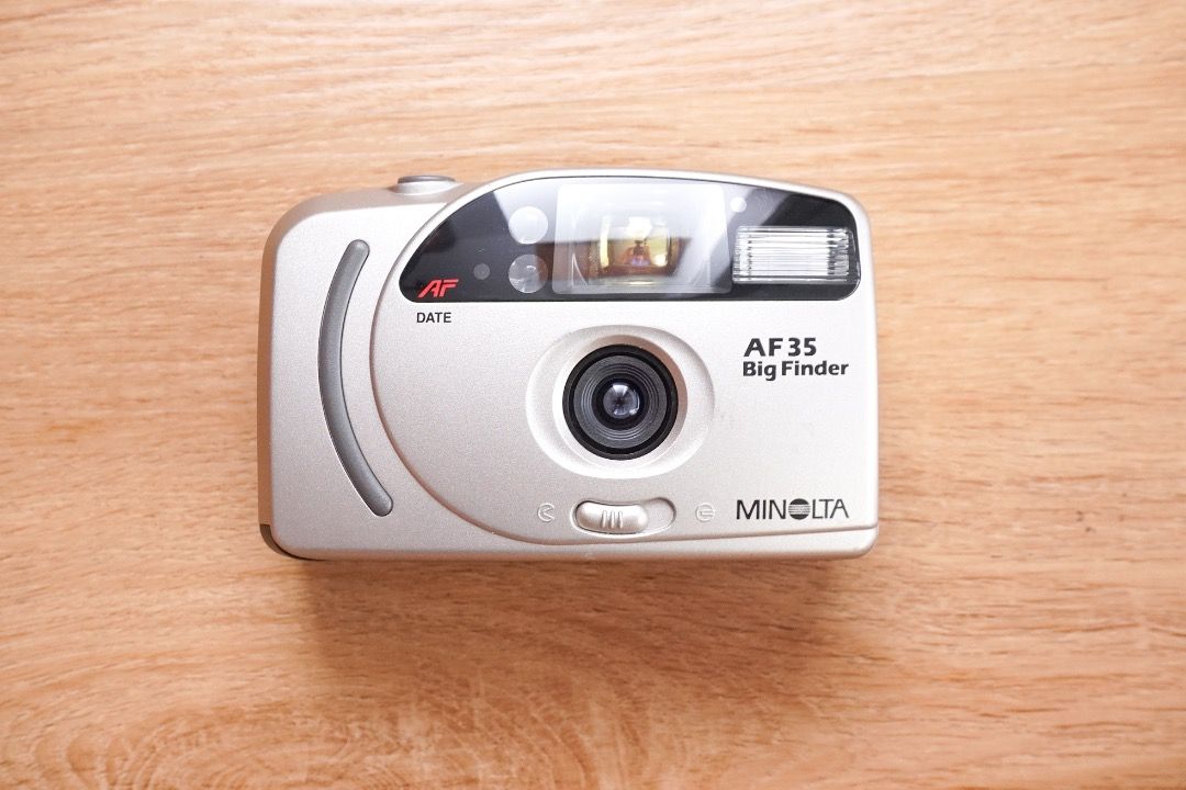 Minolta AF35 Big Finder Point & Shoot film camera, Photography, Cameras ...