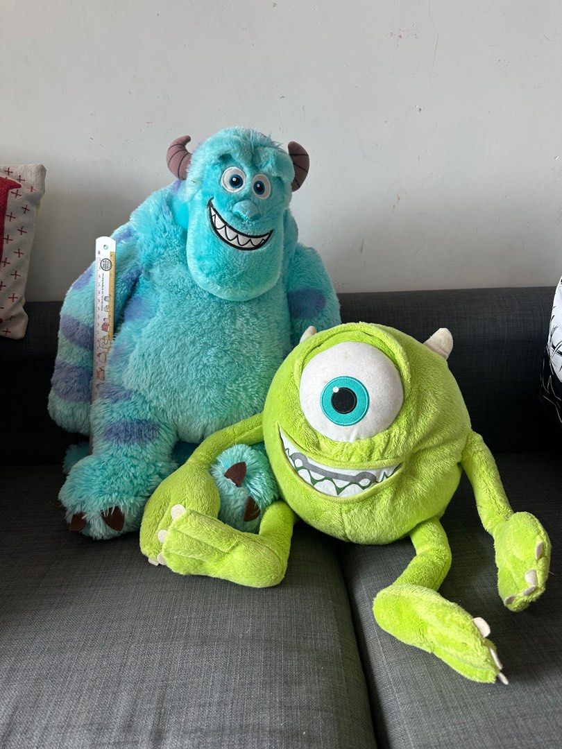 monsters inc sulley and mike wazowski plush large size Carousell