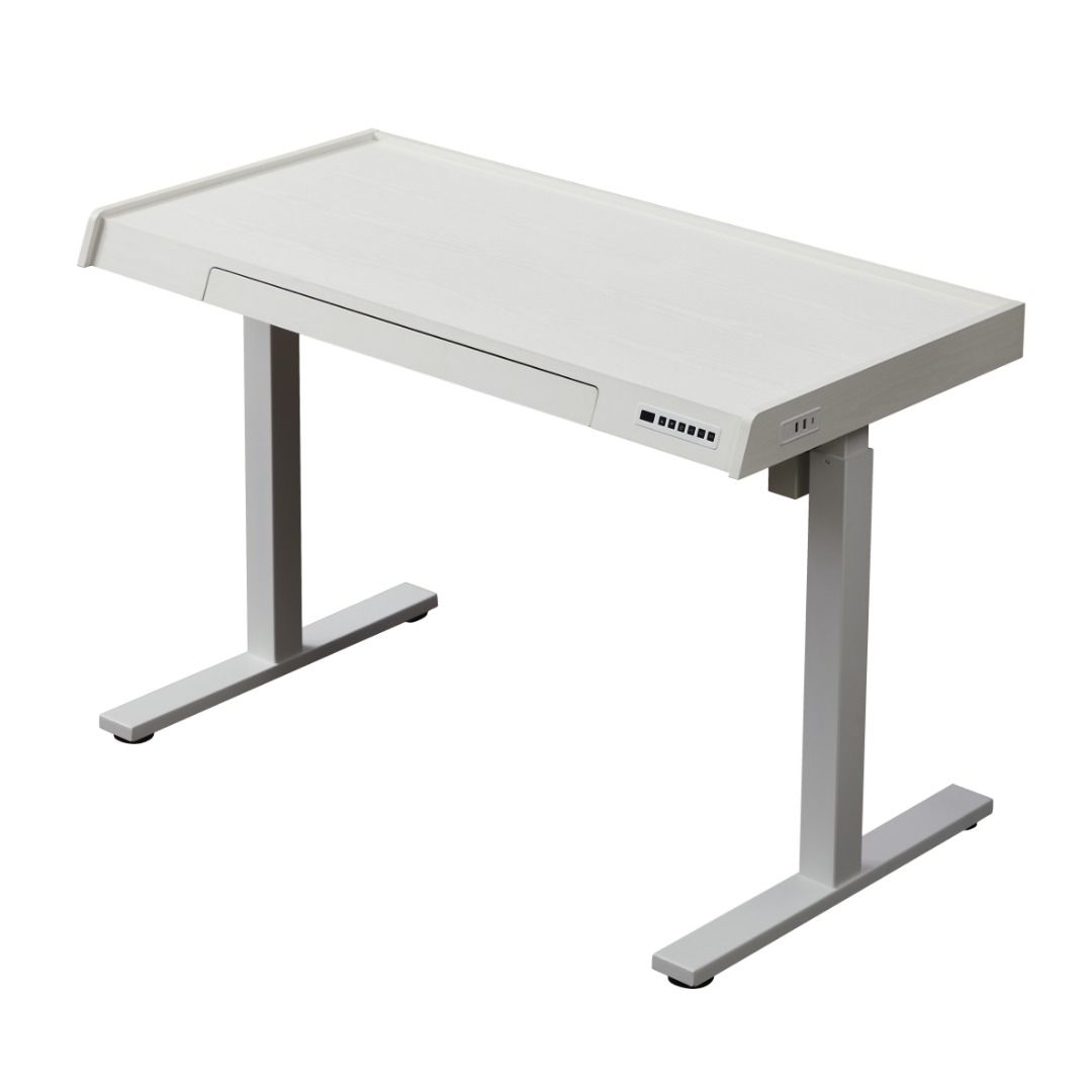 #newarrivals #NowAvailable Ergodynamic Sit Stand Desk with Drawer, Motorized Multi Height Adjustable, Computer Table, Computer Desk (Category: Tables & Sets) located in Makati City. Submitted by costuless_inc. (Listing ID 1312671681, Image 2). Description: Item Code: SSD12060DLX1M SALE PRICE: ₱14,999.00 Note: Price may change without prior notice. Ergodynamic Sit Stand Desk with Drawer ♡ Color: White ♡ Size: L120 x W60 x H73-120cm ♡ VERSATILE ♡ M