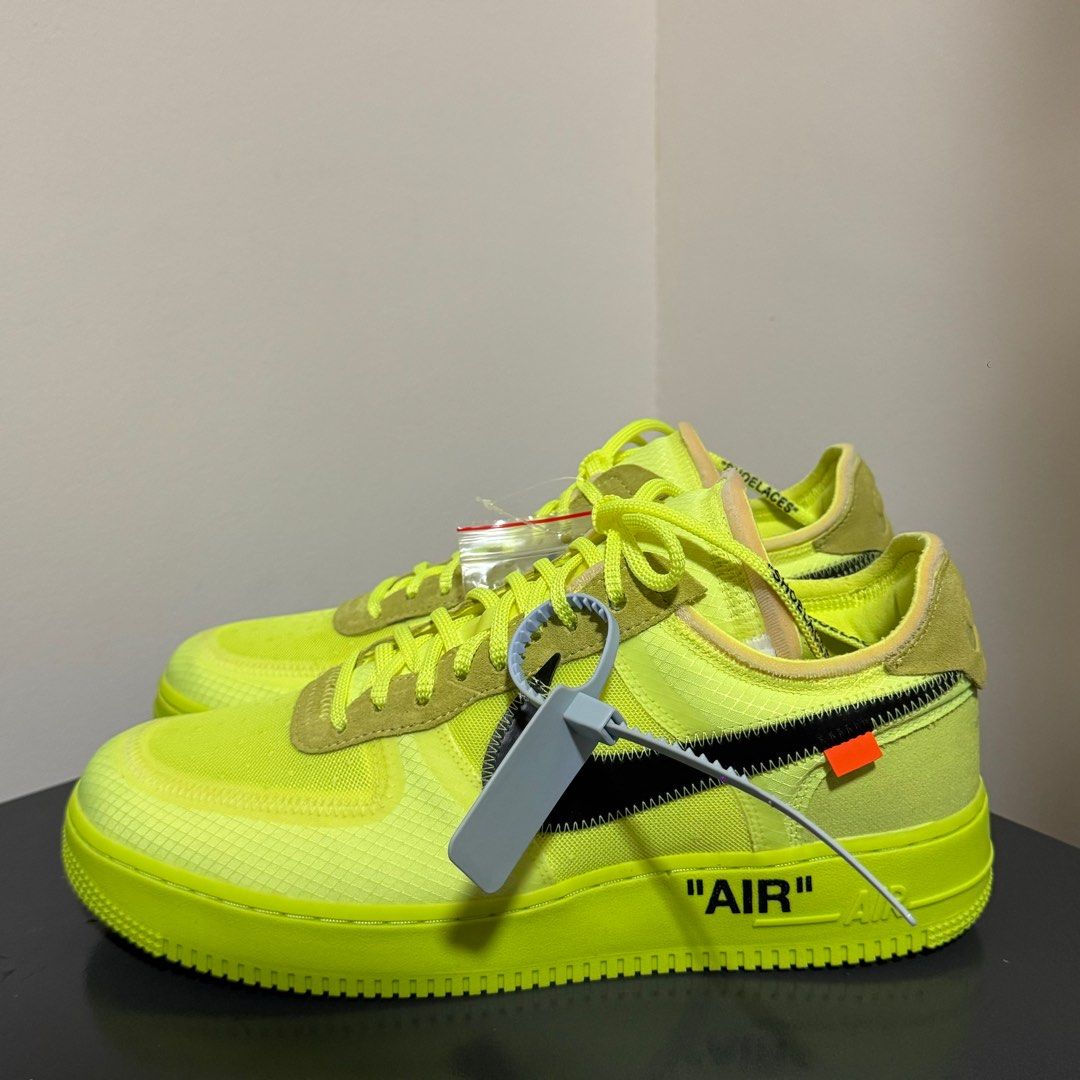 Nike Air Force 1 Volt Men s Fashion Footwear Sneakers on Carousell