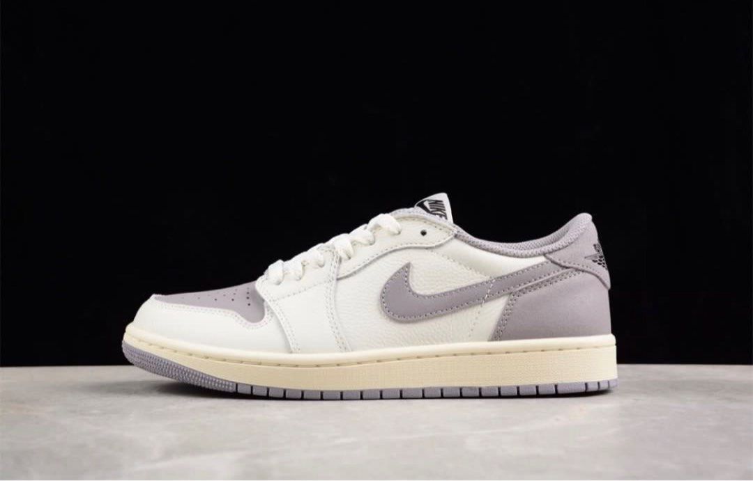 nike air jordan low OG atmosphere grey shoes, Men's Fashion