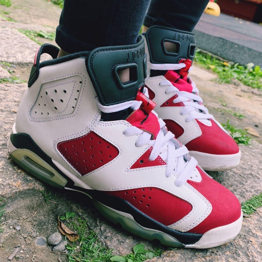 NIKE AIR JORDAN 6 RETRO GS AJ6 5Y 23.5 384665 160 SNK W TP0 2409 TP0 24
