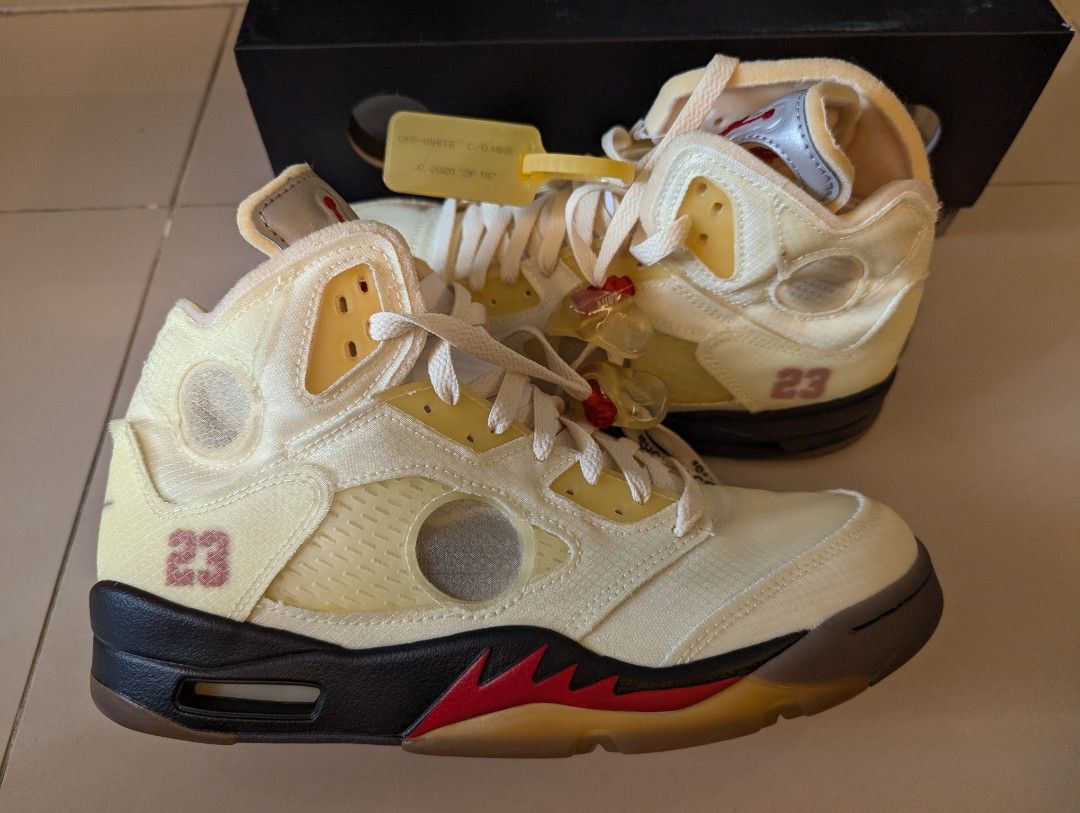 aj5 off white sail stockx