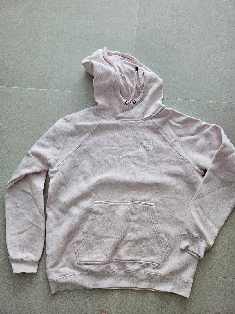 Nike pastel pink hoodie Women s Fashion Activewear on Carousell