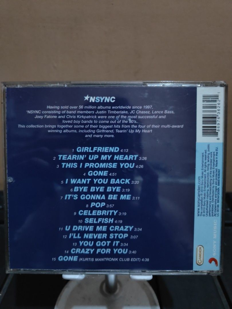 NSYNC- THE COLLECTION RARE (Category: CDs & DVDs) located in Makati City. Submitted by urdiscogsph (Listing ID 1327733744, Image 2). Description: .