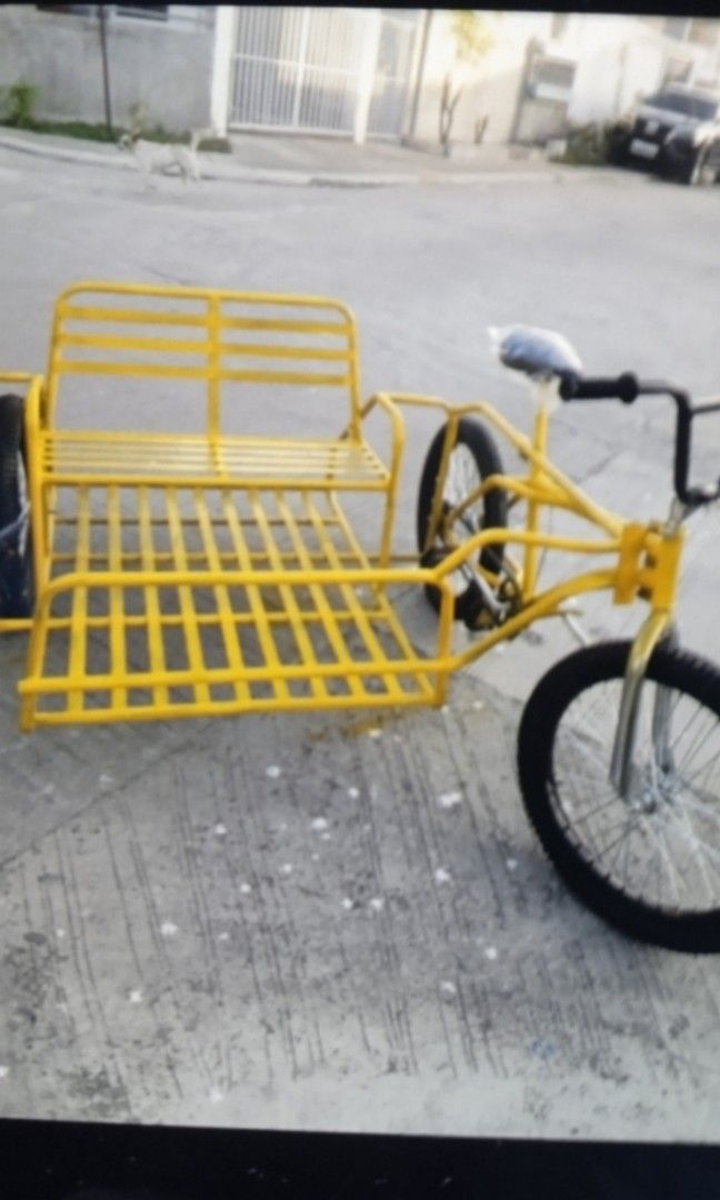 passenger sidecar for sale (Category: Bicycles) located in Manila. Submitted by rionava (Listing ID 1327740345, Image 2). Description: for sale passenger sidecar with bike for sale ready to use brand new good for personal use,for school service for children and for elderly use for orders and other details just contact the seller serious and interested parties only will entertained..