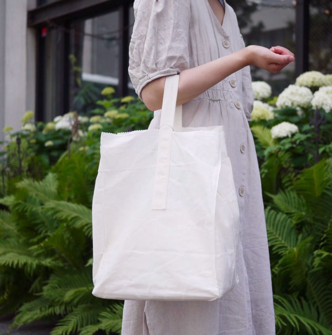 PUEBCO Grocery Bag L White Tote Bags Carousell