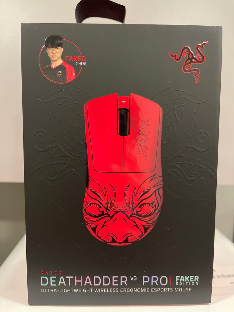 Fake Razer Deathtradder Razer Deathadder V3 Pro Faker Edition, Computers & Tech, Parts ...