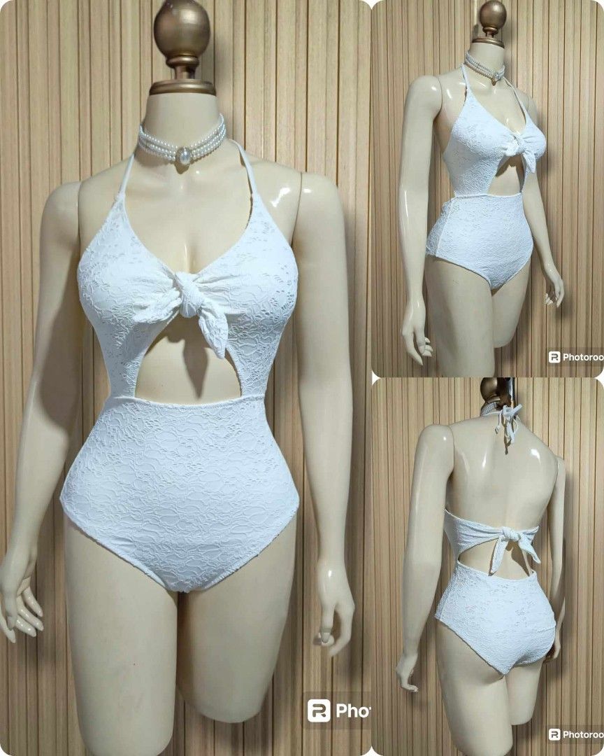 H&m white one piece bathing suit online