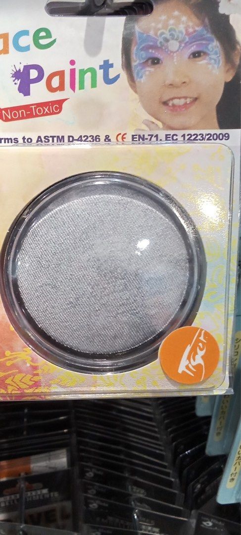 Silver Face paint (Category: Makeup) located in Pasay City. Submitted by shirley.manacsa (Listing ID 1327788011, Image 1). Description: .
