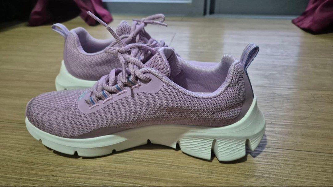 Sketchers Women s Flex Comfort Air Cooled Memory Foam Lavender Purple Rubber Shoes Sneakers