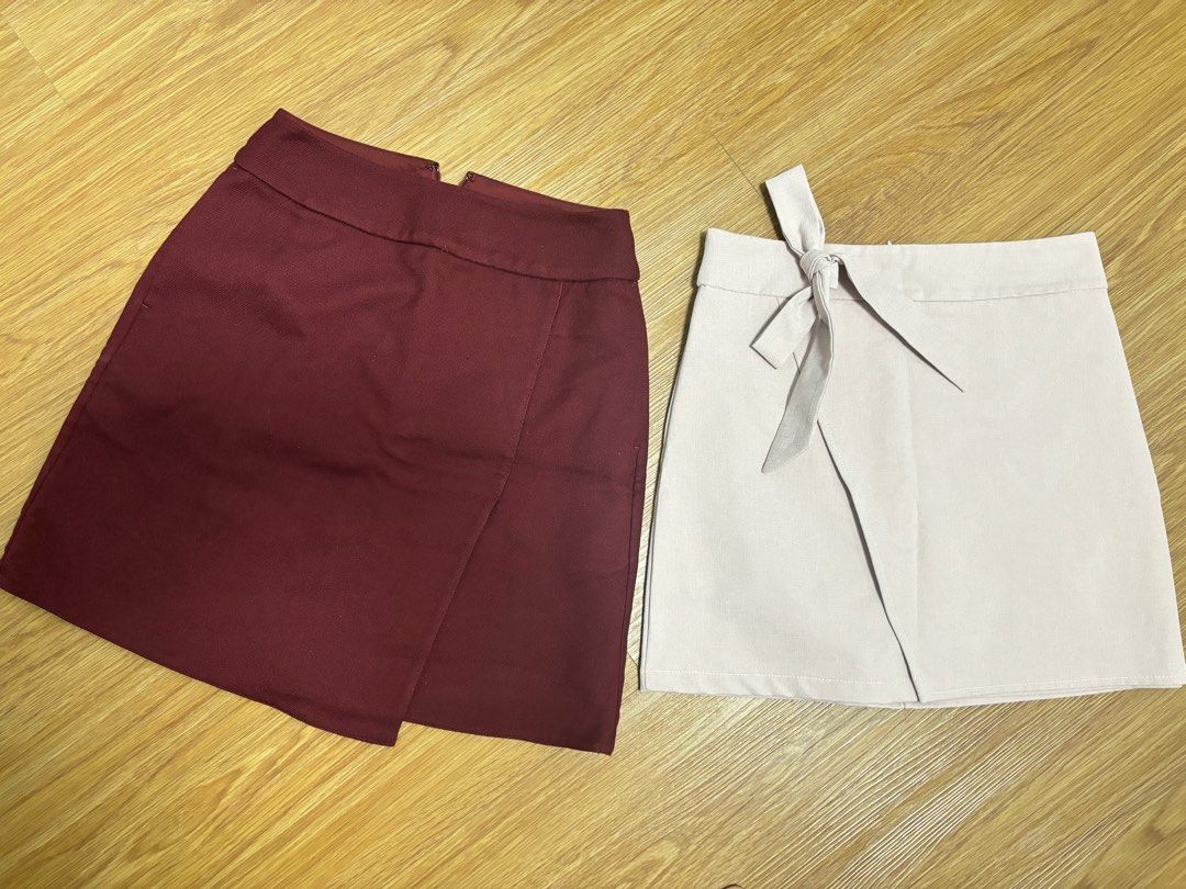 Skorts uniqlo maroon skirt 4 each