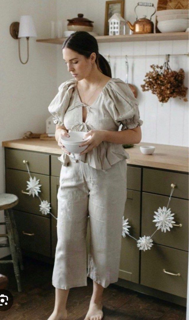 Son and Daughter Raye Linen Set, Women