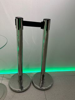 Queue Stand barrier Retractable Belt Barrier Divider Pole Queue Up ...