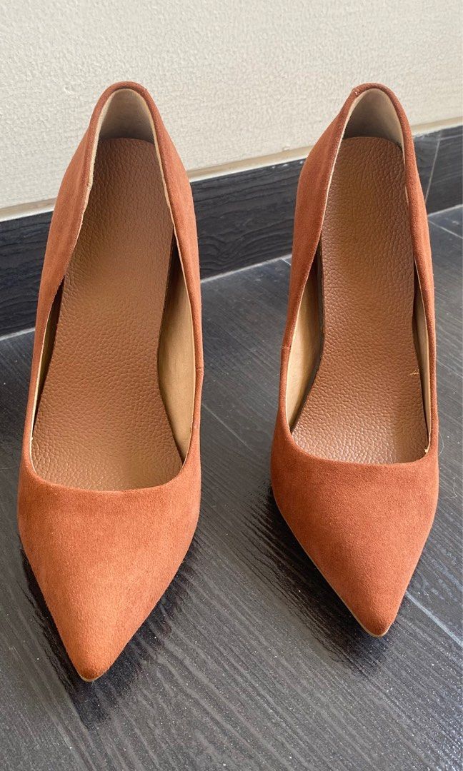 Daisie chestnut suede on sale