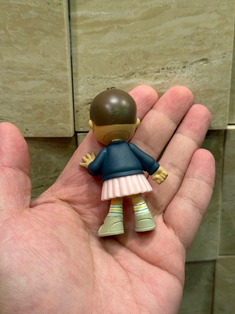 stranger things “eleven” keychain (Category: Western Merchandise) located in Quezon City. Submitted by chavzcity (Listing ID 1327875341, Image 2). Description: stranger things (keychain) eleven location: banawe, qc.