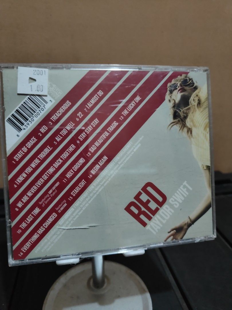 TAYLOR SWIFT- RED STOLEN VER (Category: CDs & DVDs) located in Makati City. Submitted by urdiscogsph (Listing ID 1327732093, Image 2). Description: .
