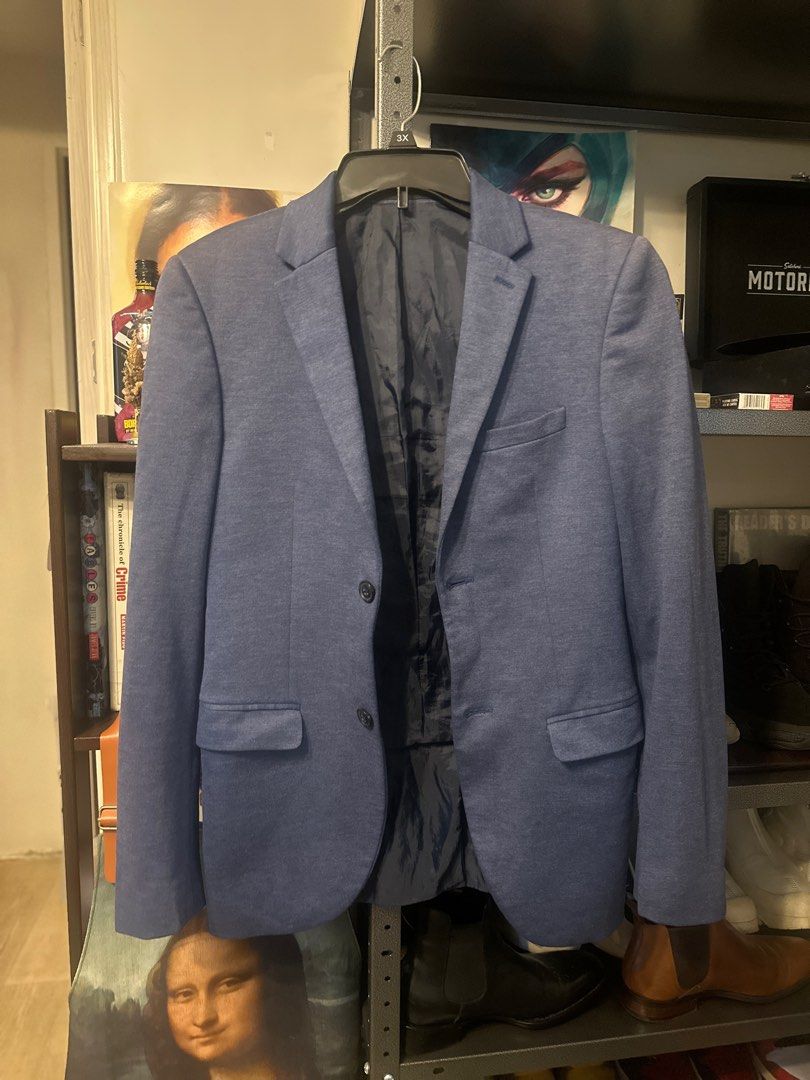 Topman blue blazer discount