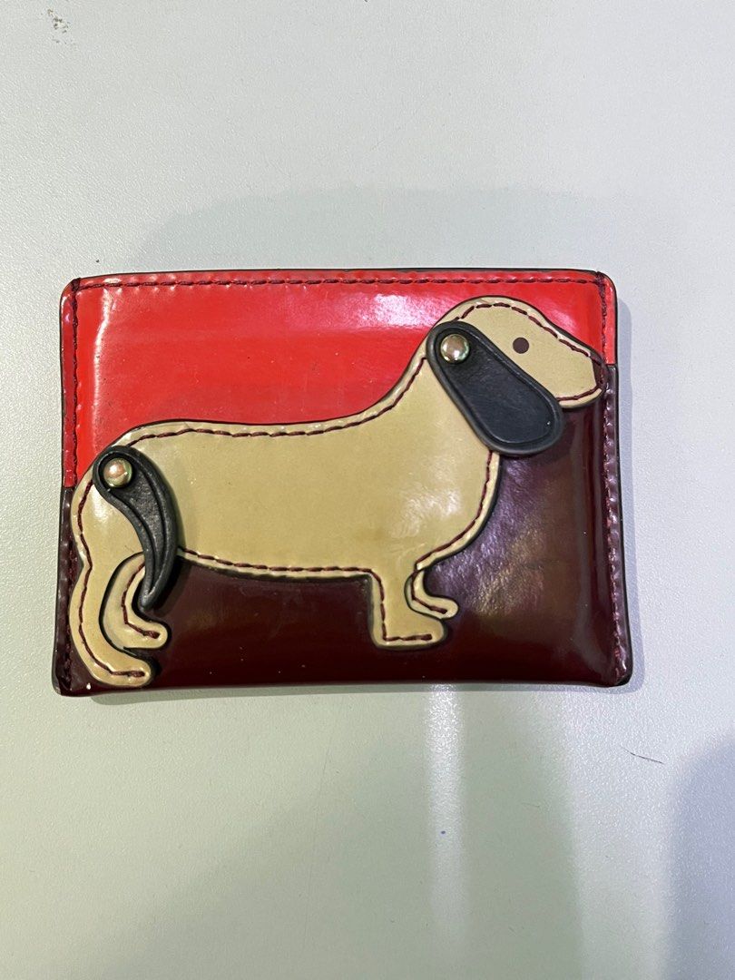 Tory Burch Dachshund Dog Card Holder
