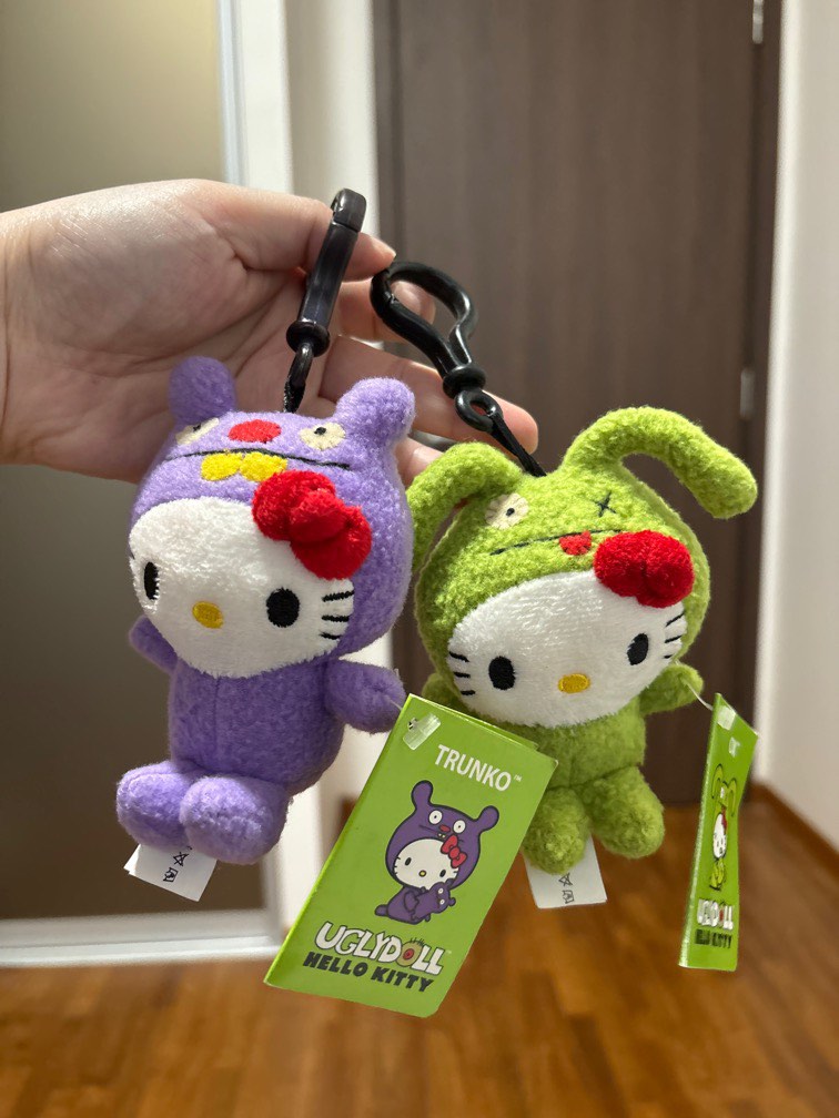 Plush Toy Ugly Dolls Kitty Ugly Doll Hello Kitty Keychains