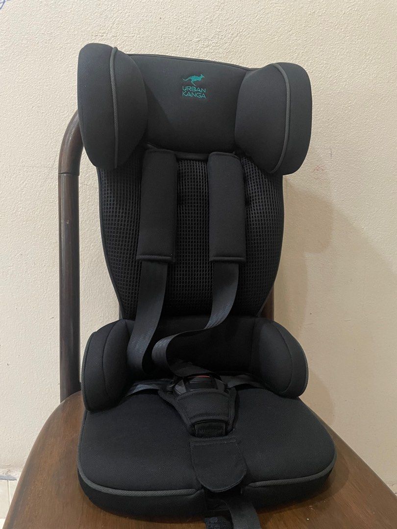 Urban Kanga Travel Car Seat Portable and Foldable Group 1 for 9 18 Kg Uptown TV107 Anthracite Black