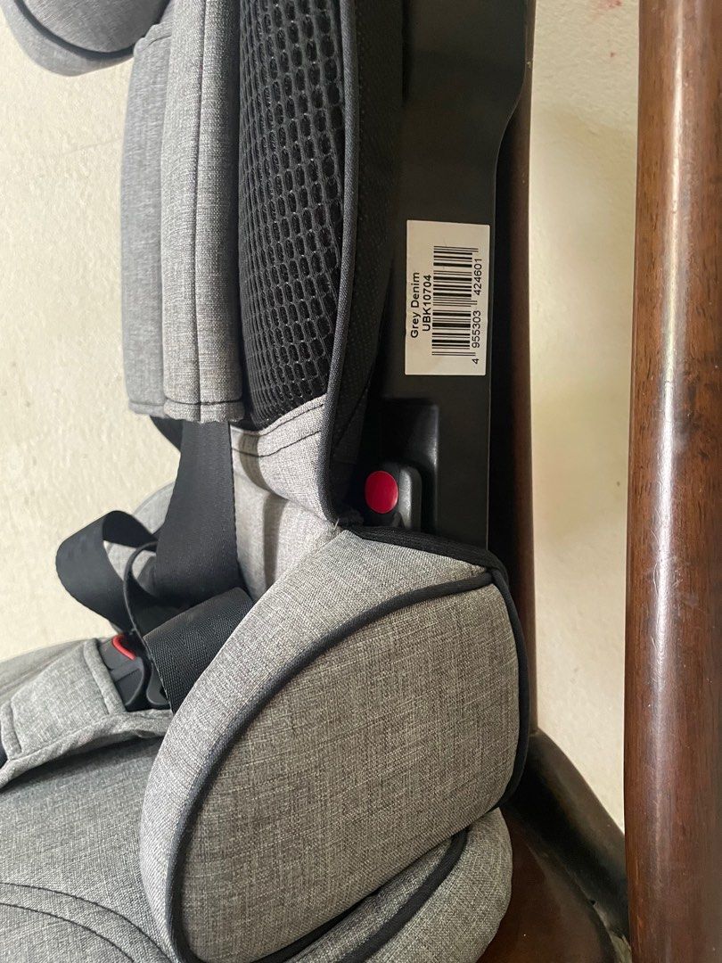 Urban Kanga Travel Car Seat Portable and Foldable Group 1 for 9 18 Kg Uptown TV107 Anthracite Grey Denim Babies Kids Going Out Car Seats on Carousell
