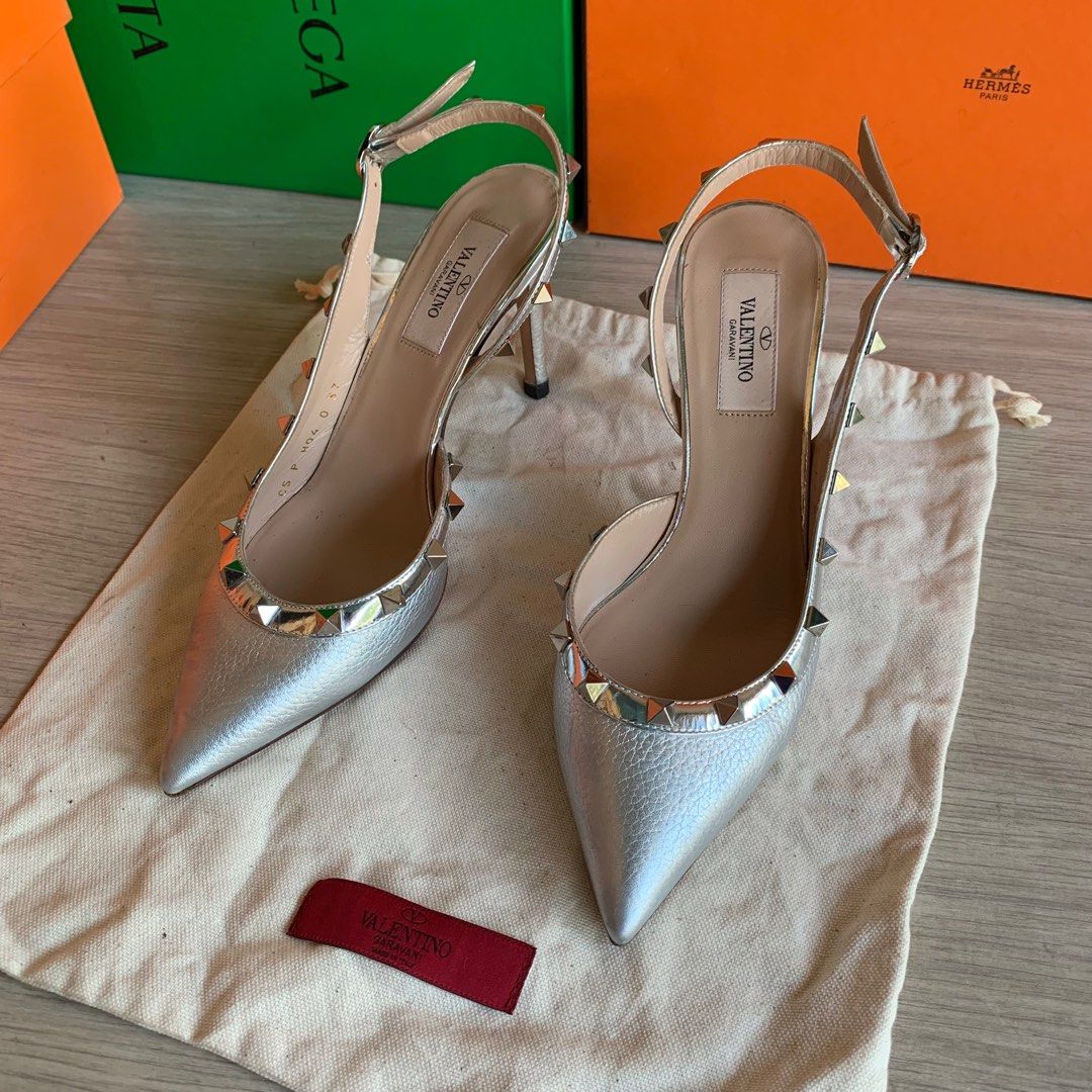 Slingback Valentino Heels On Sale Valentino Garavani Women's V