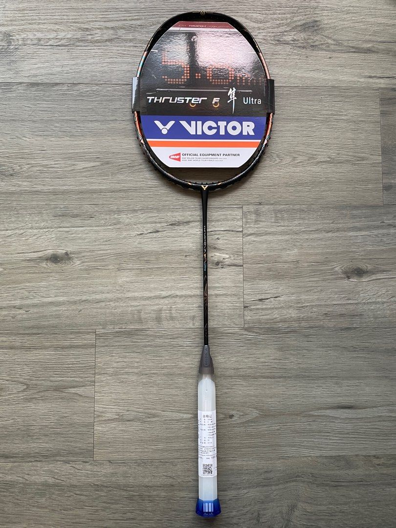 Victor Thruster F Ultra Badminton Racket, Sports Equipment Victor Thruster F Ultra Badminton Racket, Sports Equipment