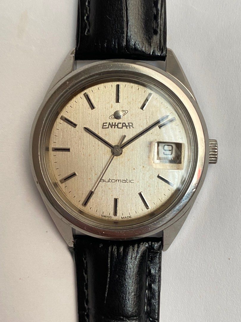 Vintage enicar watch price clearance