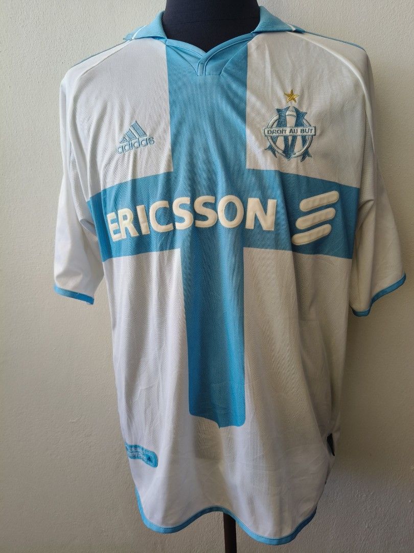 Maillot De Football Vintage Olympique De Marseille 2000 2001