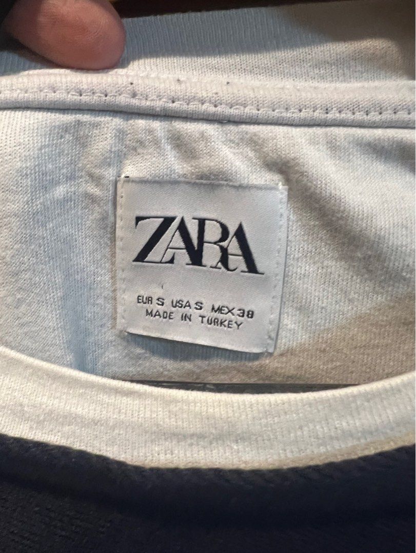 Zara Navy Blue Long Sleeves (Category: Tshirts & Polo Shirts ) located in Pasig City. Submitted by AnythingPH (Listing ID 1327799976, Image 2). Description: Selling! Zara Navy Blue Long Sleeves Size: Small Used few times only. Good Condition 💯 Authentic Php 695.
